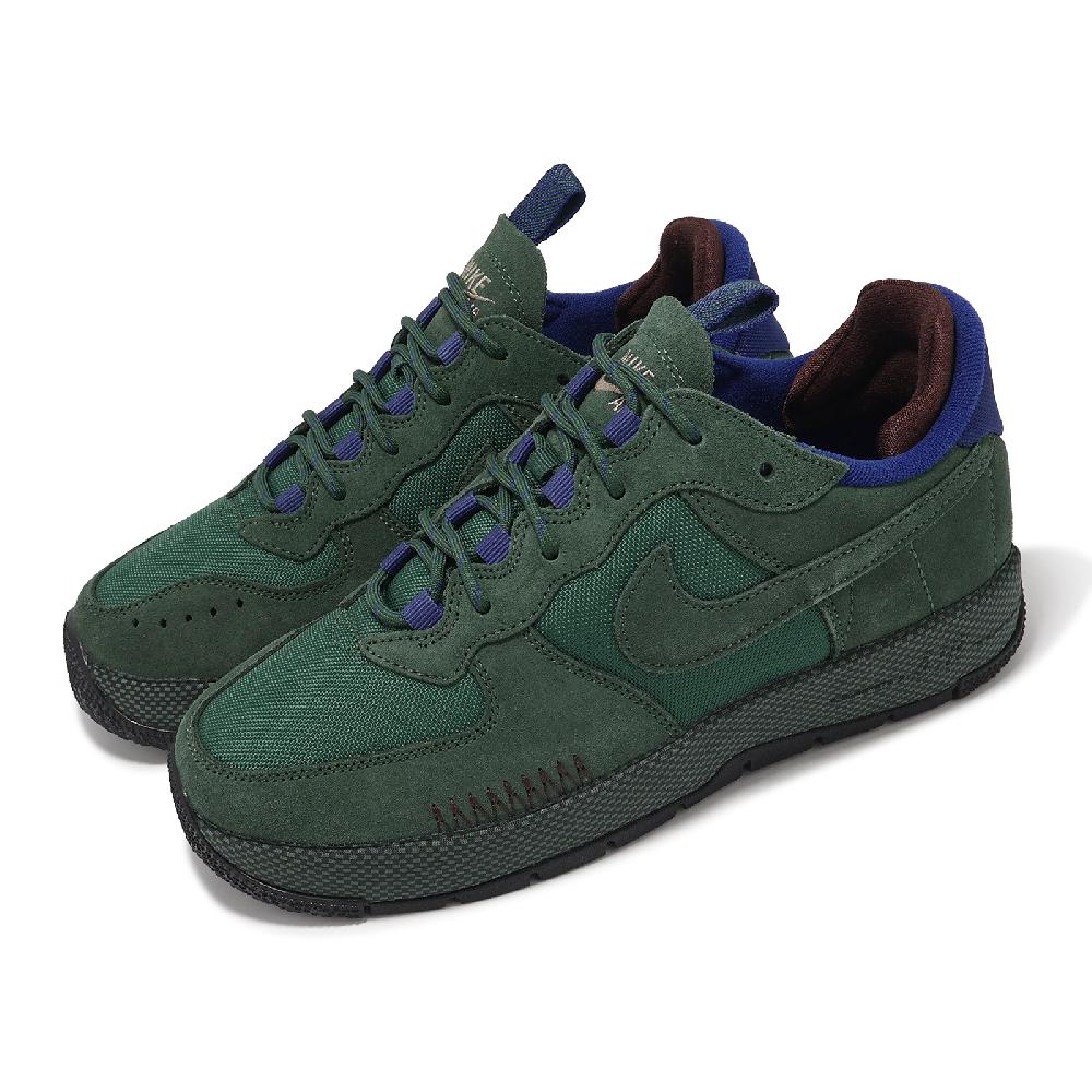 Nike 耐吉 休閒鞋 Wmns Air Force 1 Wild 女鞋 男鞋 綠 藍 AF1 麂皮 帆布 經典 FB2348-300