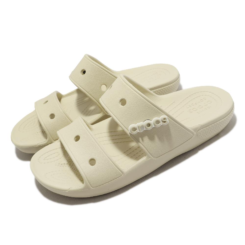 Crocs 涼拖鞋 Classic Sandal 男鞋 女鞋 奶油白 輕量 休閒 經典 雙帶拖 卡駱馳 2067612Y2