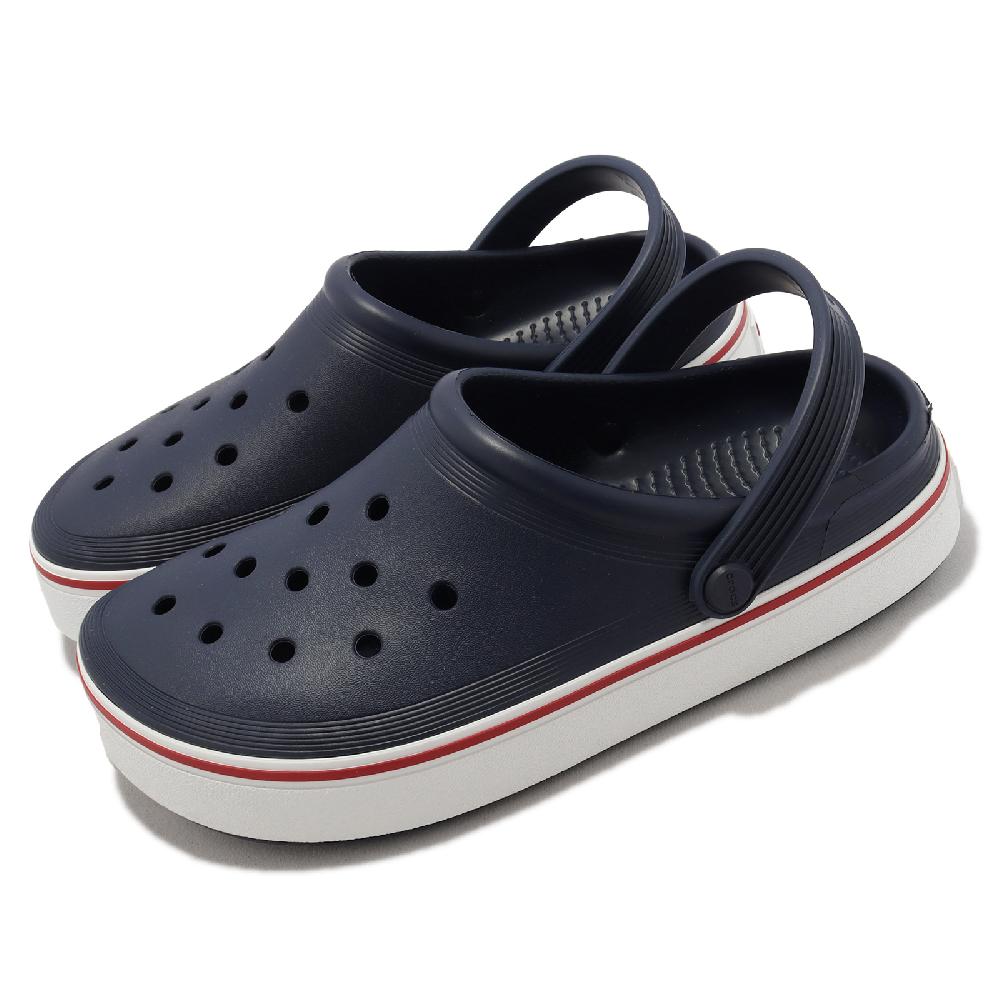 Crocs 涼拖鞋 Off Court Clog 男鞋 女鞋 藍 海軍藍 平板洞洞鞋 克駱格 卡駱馳 208371410