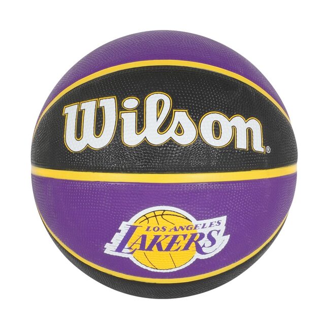 Wilson NBA Team [WTB1300XBLAL 籃球 7號 隊徽球 耐磨 橡膠 室外 湖人隊