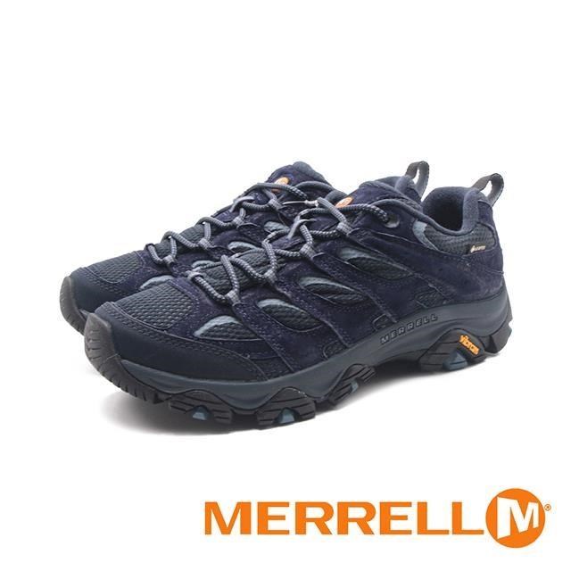 MERRELL(男)MOAB 3 GORE-TEX防水登山健行鞋 男鞋-深藍