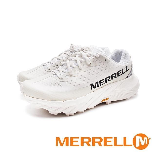 MERRELL(女)AGILITY PEAK 5戶外健身輕量型慢跑越野鞋 女鞋-白