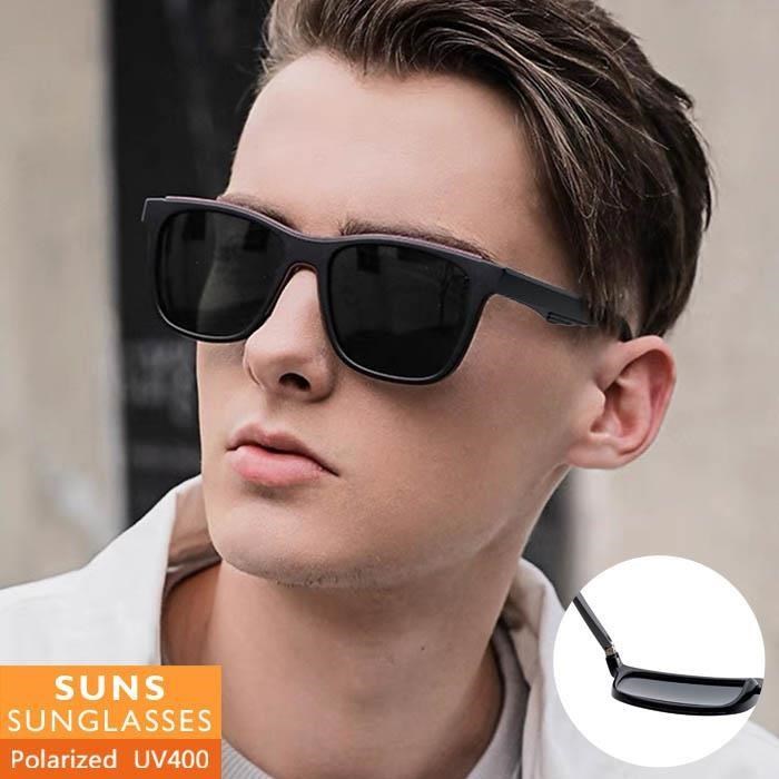 【SUNS】TR90男士駕駛輕量偏光墨鏡/太陽眼鏡 抗UV(91562)