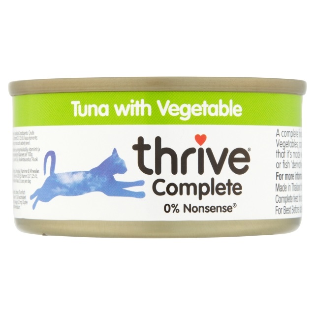 【Thrive】脆樂芙貓罐 (鮪魚+蔬菜)75g