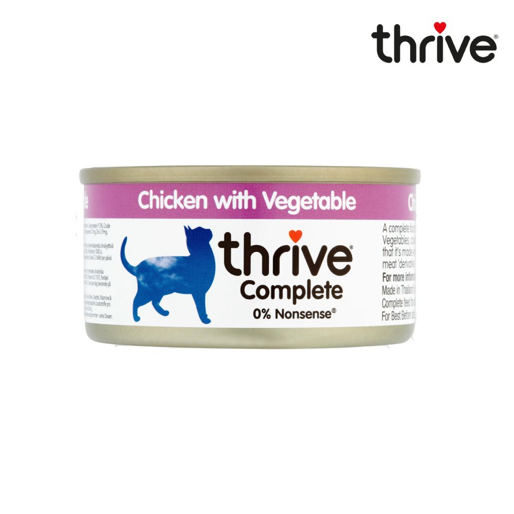 【Thrive】脆樂芙貓罐 (雞肉+蔬菜)75g