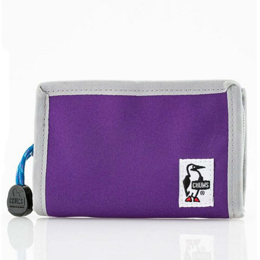 【CHUMS】Eco Card Wallet 男女 卡夾零錢包 紫-CH602533P001