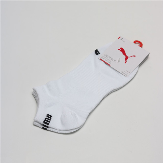 PUMA 襪子 白 素色 踝襪 男女 BB128002