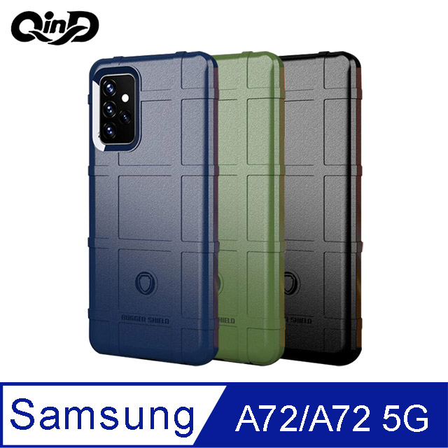 QinD SAMSUNG Galaxy A72/A72 5G 戰術護盾保護套 #手機殼 #保護殼 #防摔氣囊