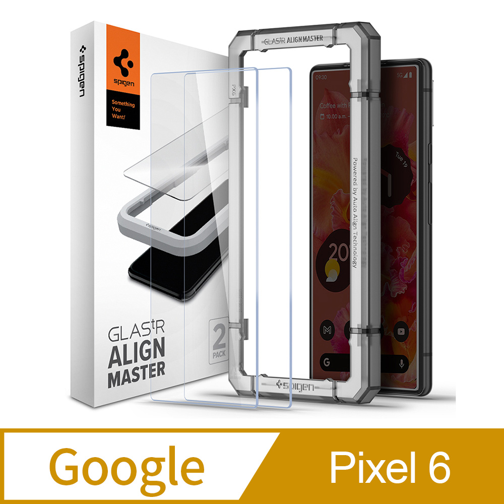 SGP / Spigen Pixel 6 Align Master 玻璃保護貼(x2入)
