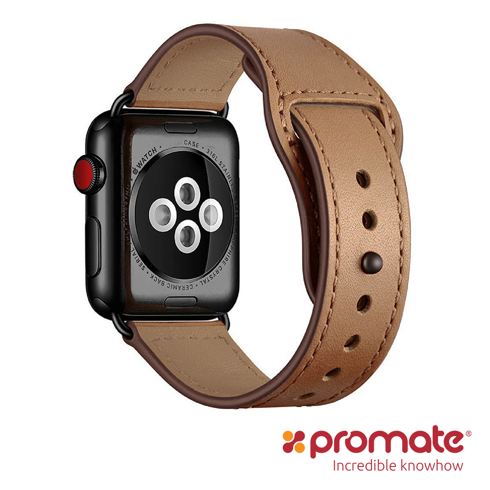 Promate Apple Watch 38/40 mm 經典真皮錶帶(Genio)