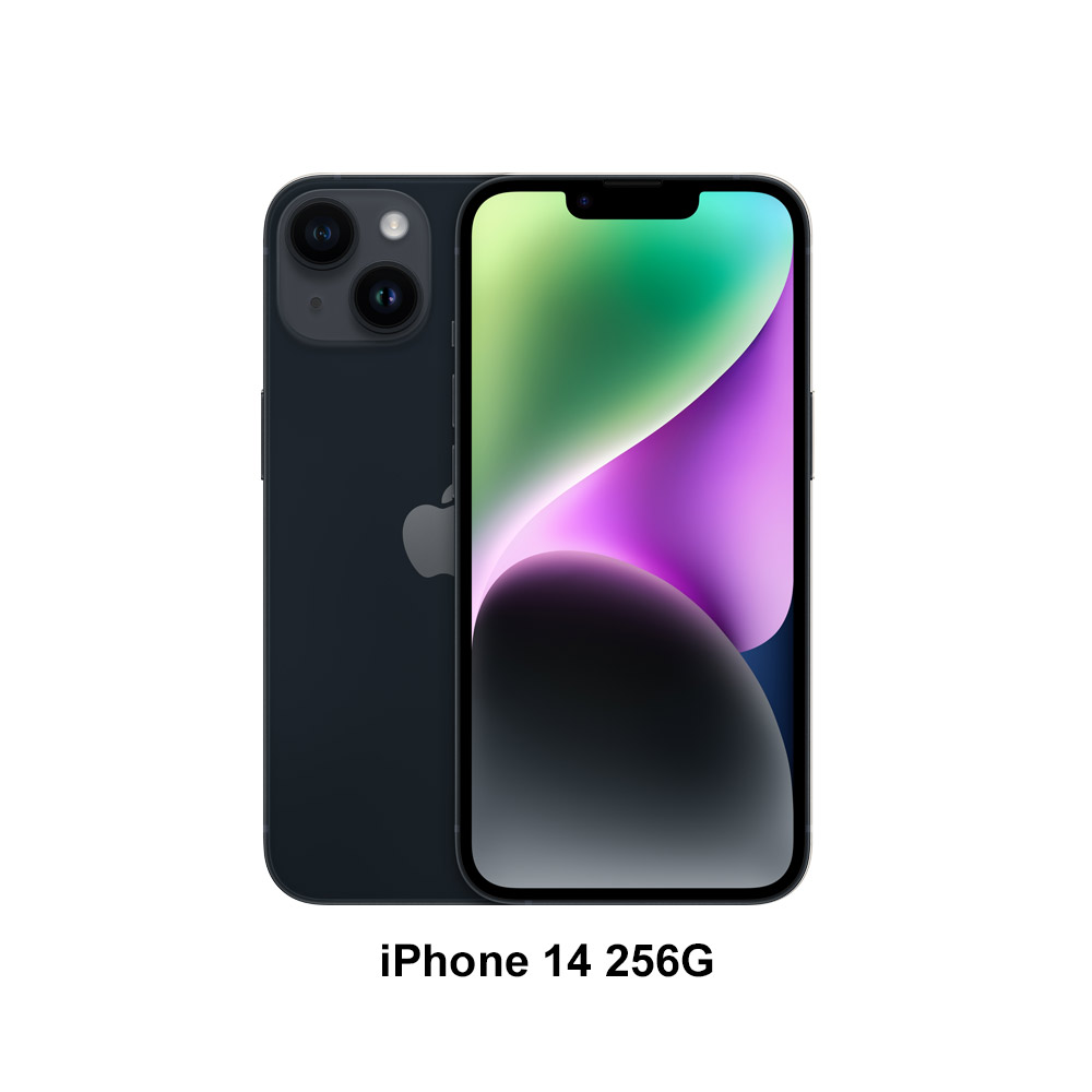 Apple iPhone 14 (256G)-午夜色(MPVX3TA/A)