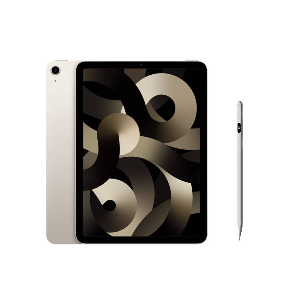 2022 Apple iPad Air 5 10.9吋 64G WiFi 星光色+電量顯示磁力吸附觸控筆