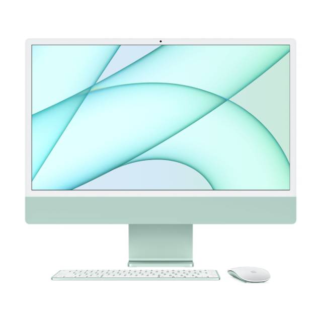 24 iMac Retina 4.5K display: Apple M1/8core CPU/8core GPU, 256GB-Green (Z12U)