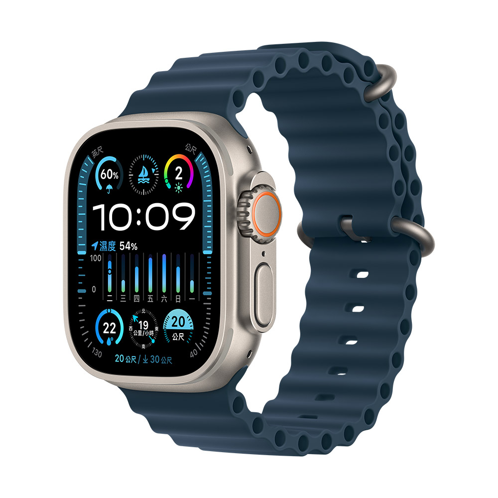 Apple Watch Ultra 2 GPS + Cellular, 鈦金屬錶殼,49mm