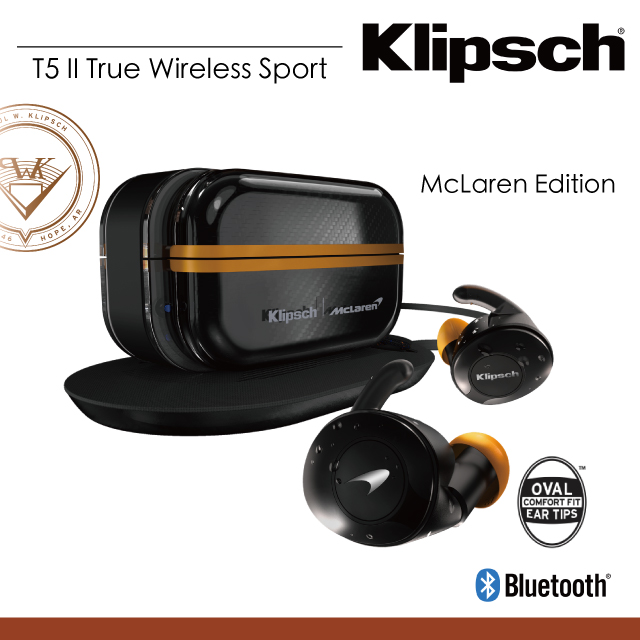 Klipsch T5 II True Wireless Sport-McLaren聯名款