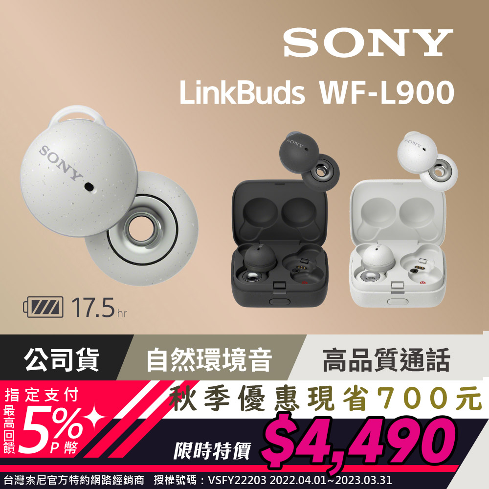 SONY WF-L900 Linkbuds 真無線藍牙耳機- PChome 24h購物