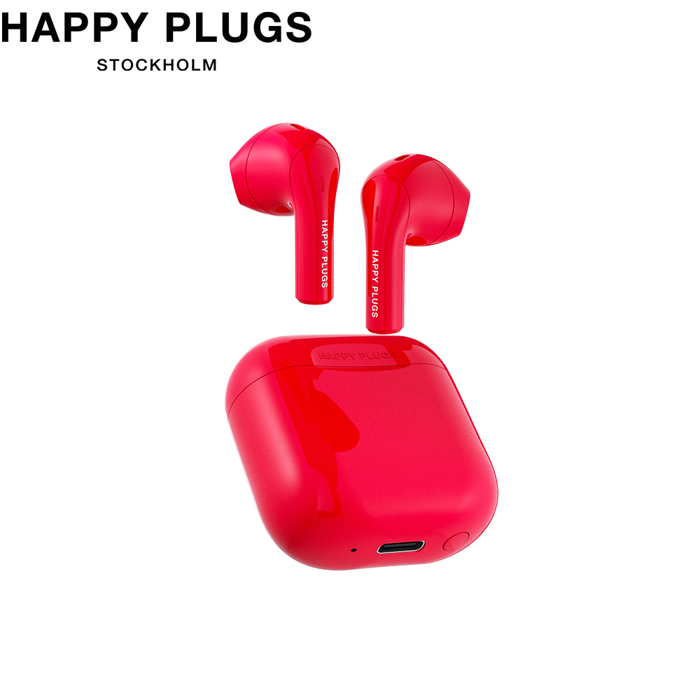 Happy Plugs Joy真無線藍牙耳機 - 紅