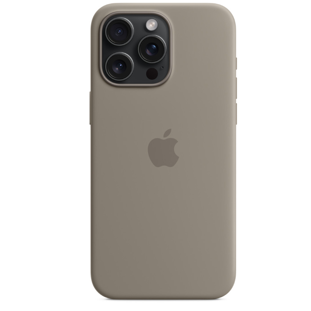 Apple 原廠 iPhone 15 Pro MagSafe 矽膠保護殼【 陶土】