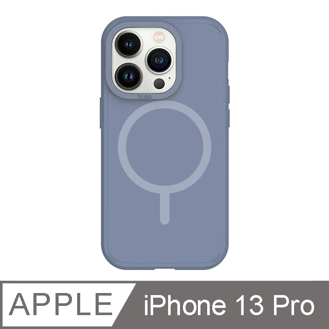 iPhone 13 Pro 6.1吋 BLAC Canyon峽谷強悍 MagSafe iPhone手機殼 霧藍紫