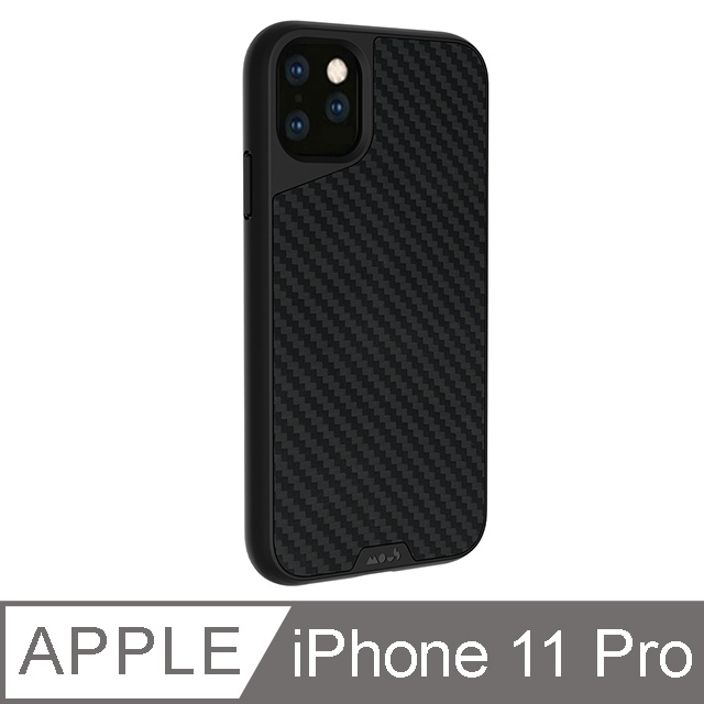 Mous AraMAX iPhone 11 Pro 5.8吋 天然材質防摔保護殼-碳纖維