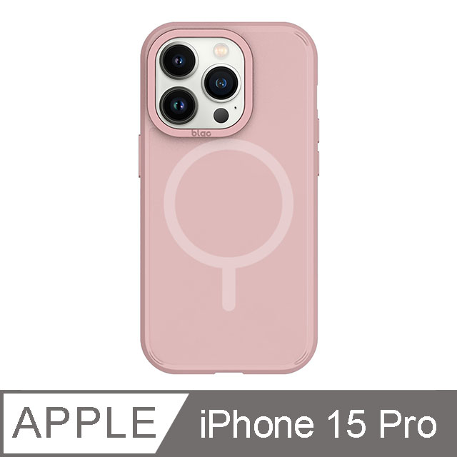 iPhone 15 Pro 6.1吋 BLAC Canyon峽谷強悍 MagSafe iPhone手機殼 濛濛粉