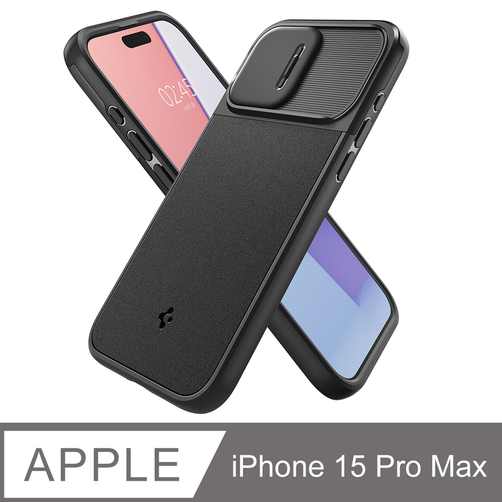 Spigen iPhone 15 Pro Max Optik Armor MagFit-磁吸軍規防摔保護殼