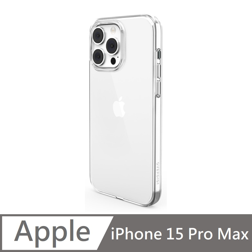 【OVERDIGI】iPhone15 Pro Max 6.7吋 Aurora V3抗黃軍規防摔殼-透明