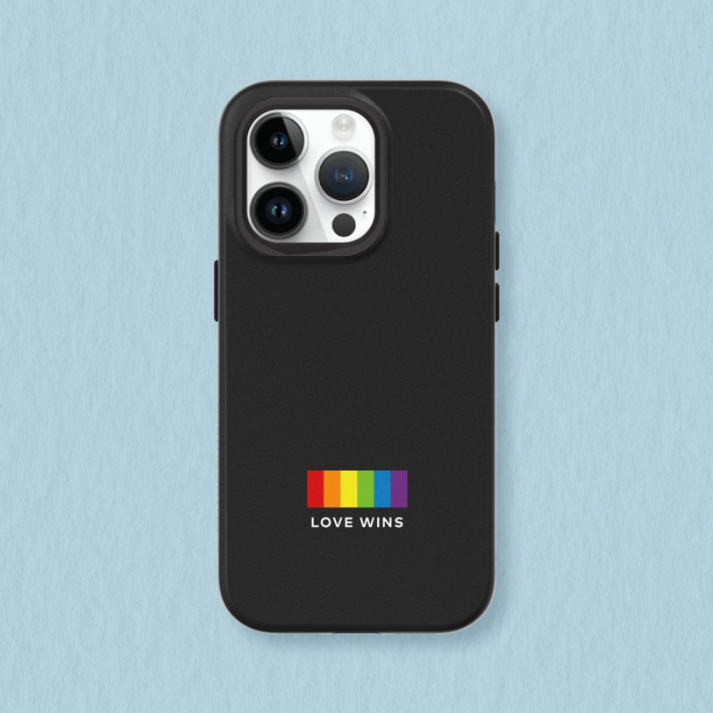 【犀牛盾】iPhone 15系列SolidSuit(MagSafe兼容)手機殼｜獨家設計-Love wins-Not alone(多色可選)