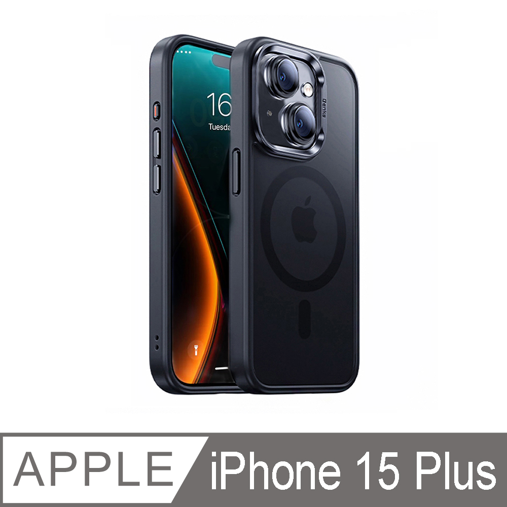 Benks iPhone15 Plus (6.7) MagSafe 防摔膚感手機殼 -黑