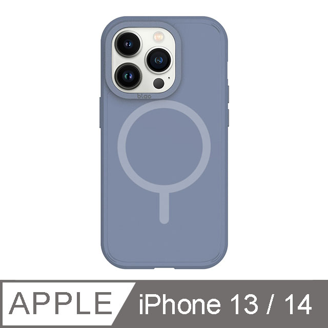 iPhone 13/14 6.1吋 BLAC Canyon峽谷強悍 MagSafe iPhone手機殼 霧藍紫