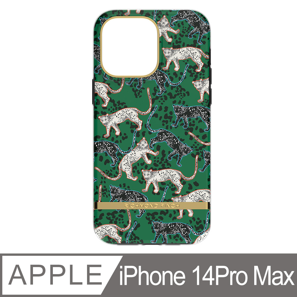 Richmond&Finch iPhone 14 Pro Max 6.7吋 RF瑞典手機殼 - 碧綠獵豹