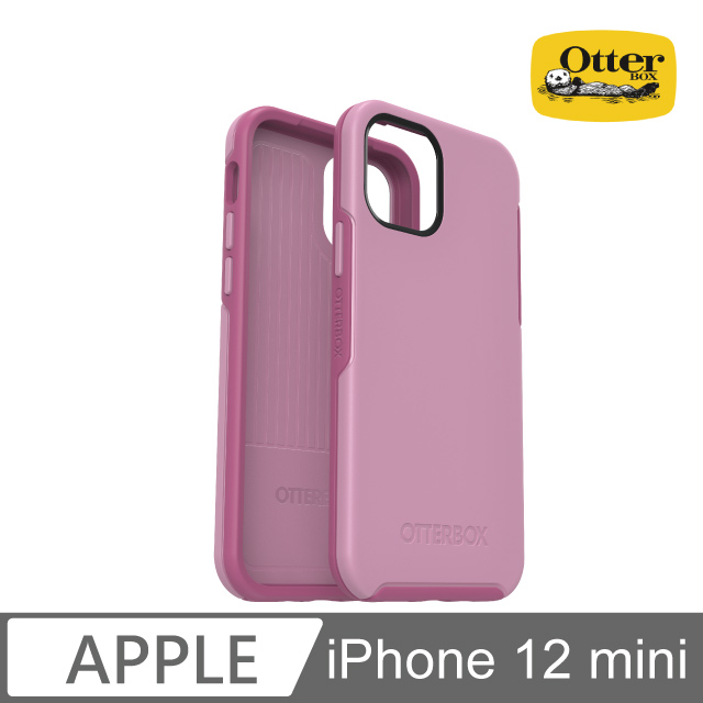 OtterBox iPhone 12 mini Symmetry炫彩幾何保護殼-粉紅