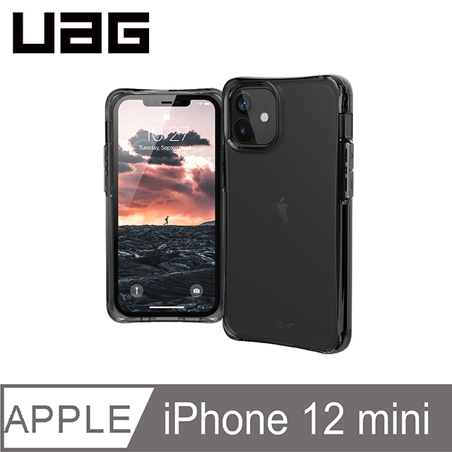 UAG iPhone 12 mini 耐衝擊保護殼-全透黑