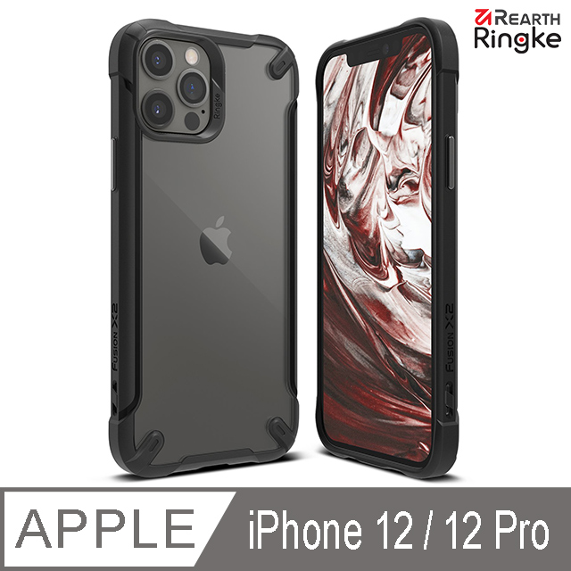 【Ringke】Rearth iPhone 12 / 12 Pro [Fusion X2 透明背蓋防撞手機保護殼