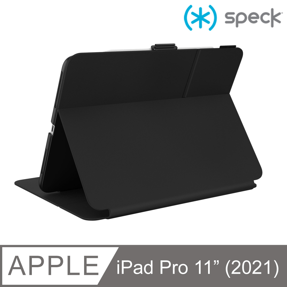 Speck Balance Folio iPad Pro 11吋(2021)/Air 10.9吋多角度側翻皮套-黑色