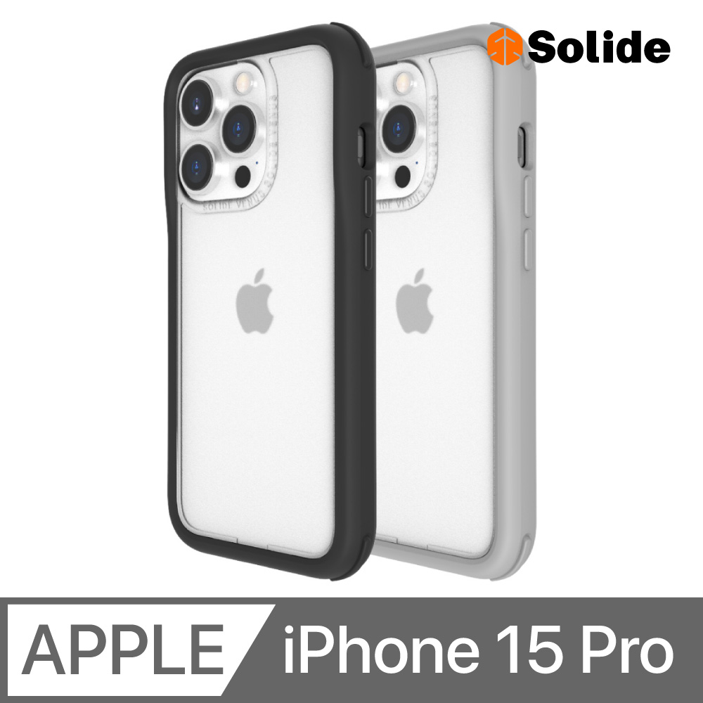 solide 索力得 維納斯FX 抗菌軍規防摔手機殼 iPhone 15 Pro (6.1)