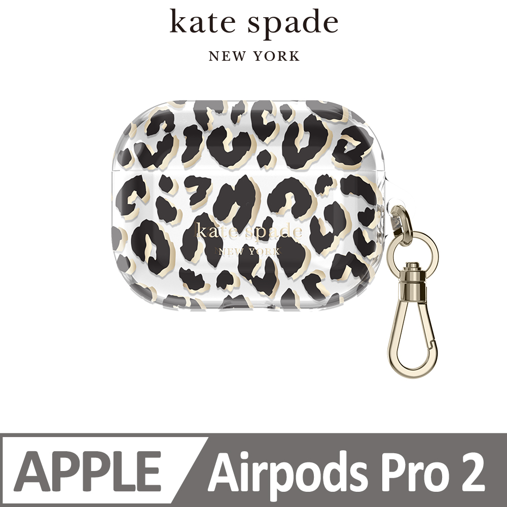 【kate spade】AirPods Pro (第 2 代) 保護殼套 性感豹紋