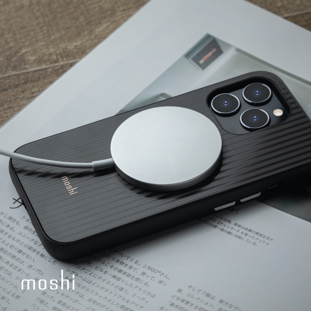 Moshi Arx Slim MagSafe for iPhone 13 Pro 磁吸輕量保護殼 蜃黑