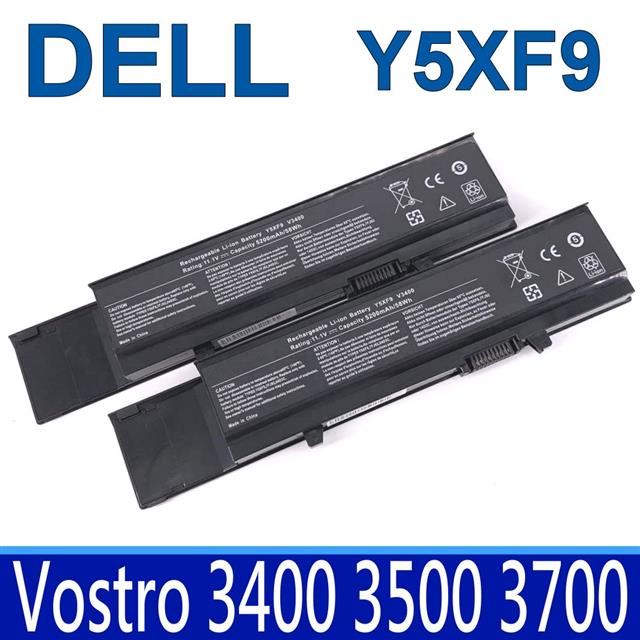 DELL Y5XF9 6芯 高品質 電池 vostro V3400 V3500 V3700 series