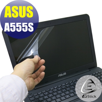 ASUS A555S 燦坤機 專用 靜電式筆電LCD液晶螢幕貼 15.6吋寬 螢幕貼