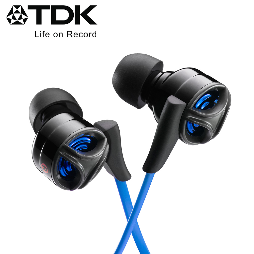TDK 超•重•低•音 耳道式耳機 CLEF- X2 - 藍色