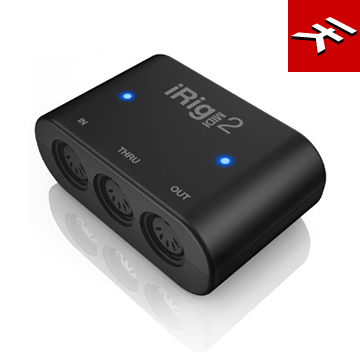 IK Multimedia iRig MIDI 2 通用型 MIDI 介面 for iOS, Android, Mac & PC