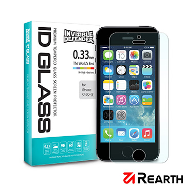 Rearth Apple iPhone 5S/SE (0.33mm)強化玻璃螢幕保護貼