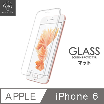 Metal-Slim Apple iPhone 6(4.7) 0.26mm 9H弧邊耐磨防指紋鋼化玻璃保護貼