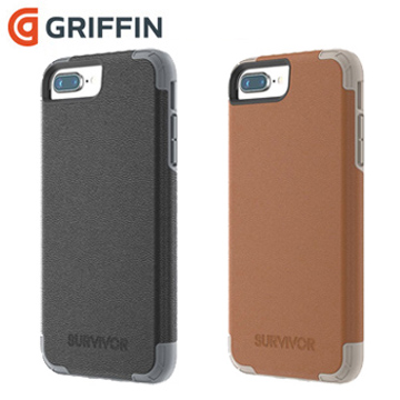 Griffin Survivor Prime iPhone 8 Plus/7 Plus 皮革防摔殼