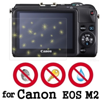 D&A Canon EOS M2 相機專用日本原膜NEW AS玻璃奈米螢幕保護貼