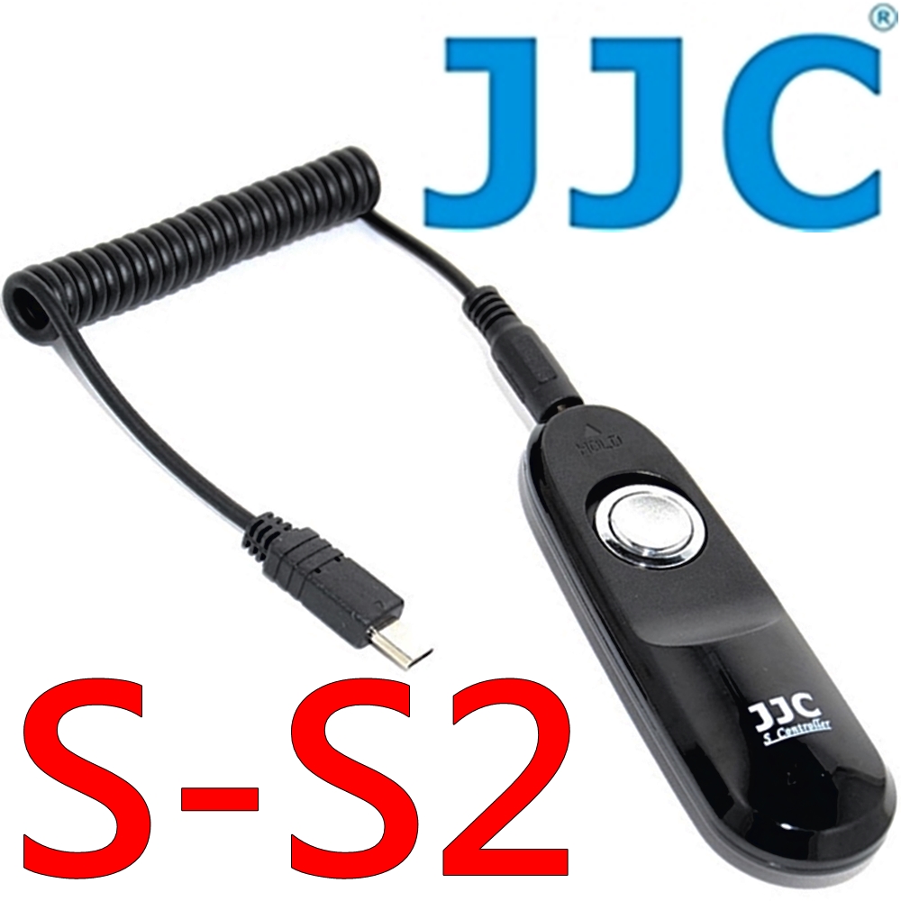 JJC可換線SONY副廠快門線S-S2,相容Sony原廠RM-VPR1拍照功能