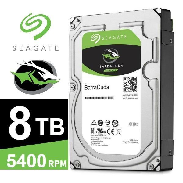 Seagate【BarraCuda】新梭魚8TB 3.5吋桌上型硬碟(ST8000DM004) - PChome 24h購物