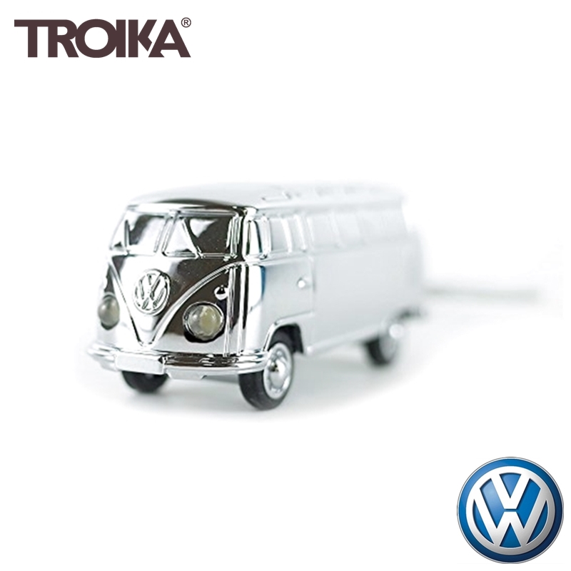 德國TROIKA福斯麵包車鑰匙圈KR17-40-CH麵包車吊飾LED手電筒