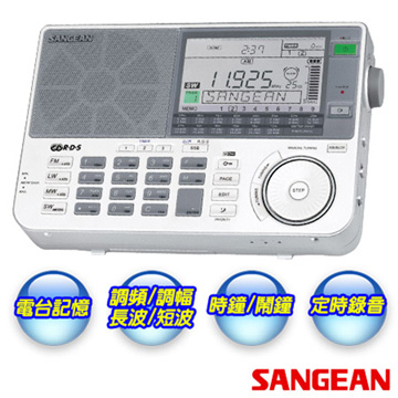 【SANGEAN 山進】全波段 專業化數位型收音機 ATS-909X